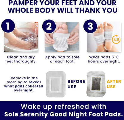 snooz® - Good Night Sleep Detox Foot Pads